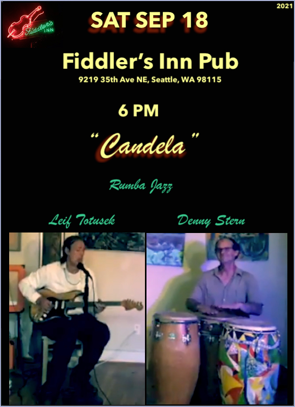 SEP 18 Leif Totusek Fiddler's Inn Pub